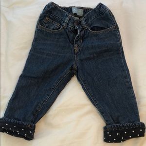 Baby Gap Lined Jeans, 12-18m